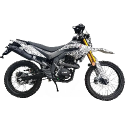 Мотоцикл MINSK X 250 белый камуфляж