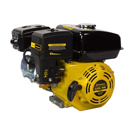Двигатель бензин.,с горизонт. валом, 7л.с./3600об/мин., 212 см.куб., диаметр 19мм шпонка CHAMPION