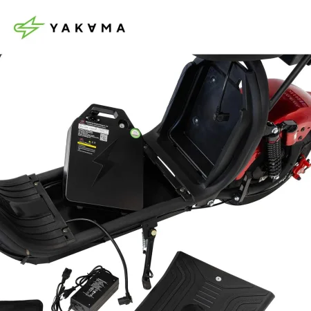 Электроскутер YAKAMA AP-H009-2 красный Электроскутер YAKAMA AP-H009-2 красный