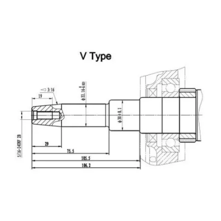 Двигатель STARK GX390 (конус V-type) 13л.с.