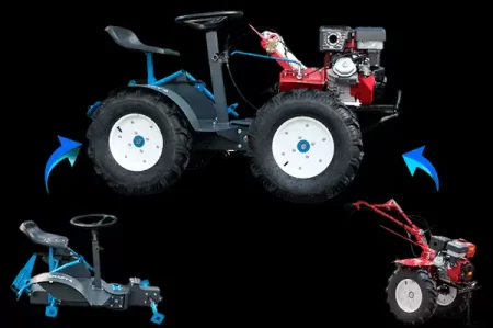 Пахотно-ездовой модуль СмартТрак Смарт-04