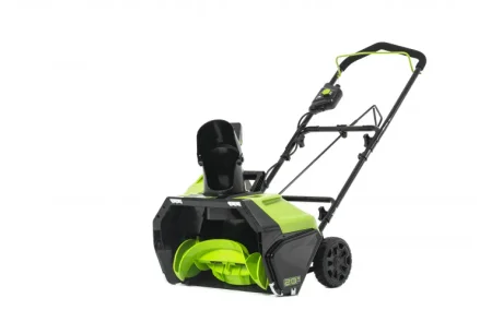 Аккумуляторная снегоуборочная машина Greenworks GD60PST 60В