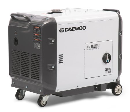 Генератор дизельный DAEWOO DDAE 9000SSE-3 в кожухе