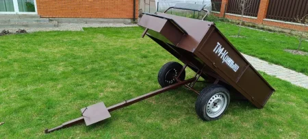 Прицеп для мотоблока усиленный - (Крепыш)