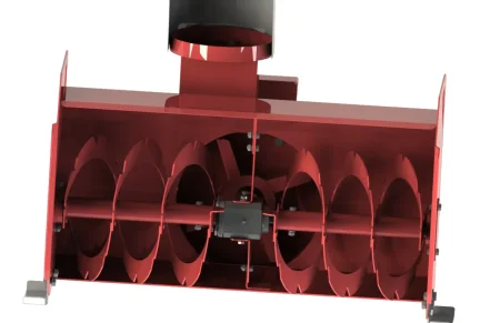 Снегоуборочная приставка СУБ-0,8 к мотоблоку МТЗ Беларус 2-х контурная