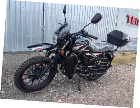 Мотоцикл дорожный ROCKOT QUEST 150 (красный)+кофр