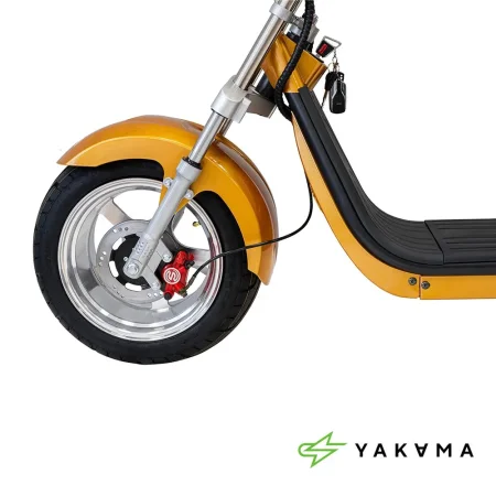 Электроскутер YAKAMA AP-H009-23 золотой Электроскутер YAKAMA AP-H009-23 золотой