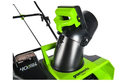 Аккумуляторная снегоуборочная машина Greenworks GD40ST 40В
